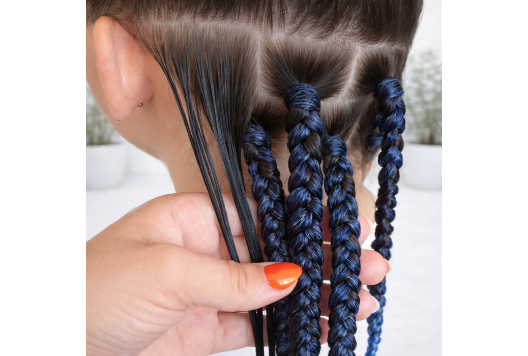 Příprava vlasů na pletení braids